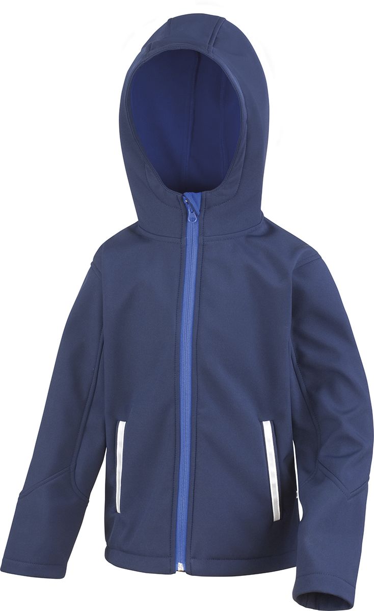 Παιδικό Μπουφάν Softshell με Κουκούλα R224J/Y Result TX Performance Navy/Royal
