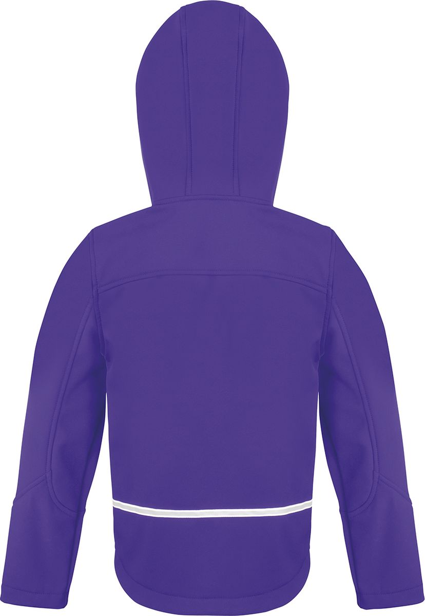 Παιδικό Μπουφάν Softshell με Κουκούλα R224J Y Result Tx Performance Purple Grey παιδικά Αγόρι Simple Wear