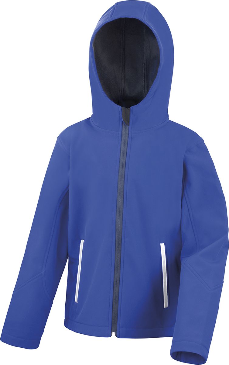 Παιδικό Μπουφάν Softshell με Κουκούλα R224J/Y Result TX Performance Royal/Navy