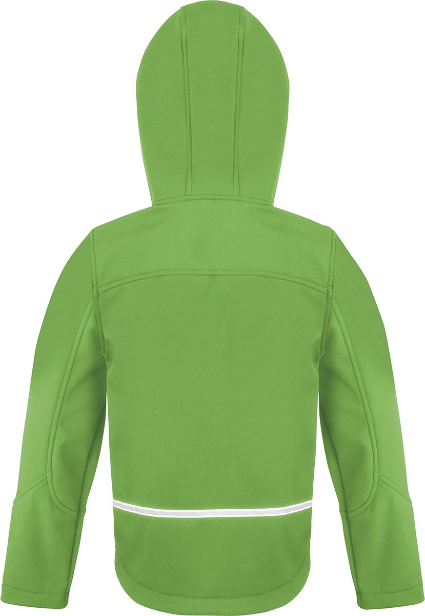 Παιδικό Μπουφάν Softshell με Κουκούλα R224J Y Result Tx Performance Vivid Green Black παιδικά Αγόρι Simple Wear