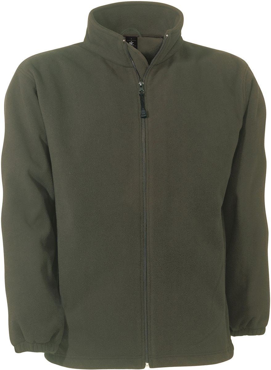 Αδιάβροχη Ζακέτα Fleece Windprotek B C Olive ανδρικά Μπουφάν Simple Wear