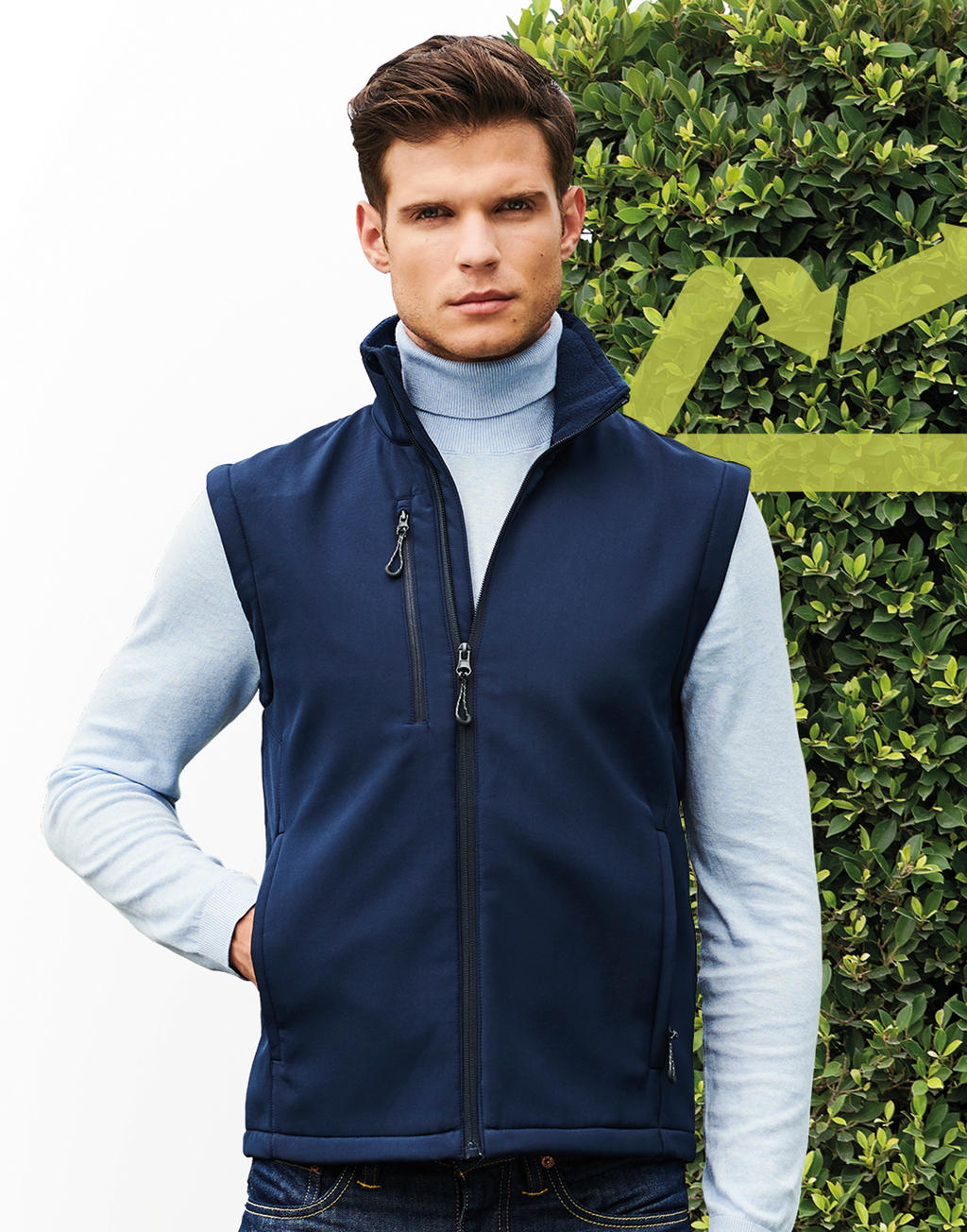 Ανδρική Αμάνικη Ζακέτα Fleece Tra858 Regatta Navy Outlet ανδρικά Simple Wear