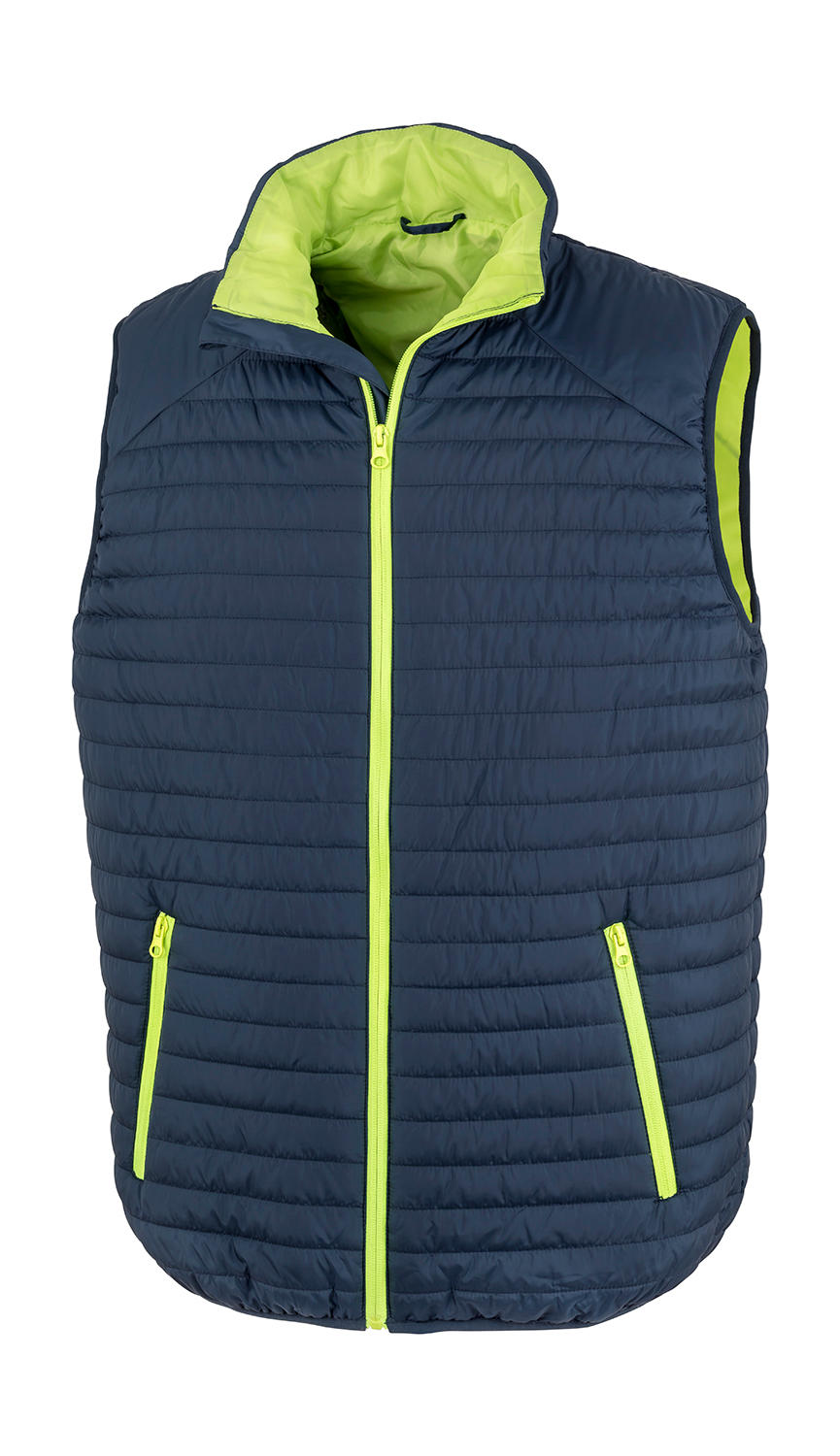 Ανδρικό Μπουφάν Γιλέκο R239X Result Thermoquilt Navy/Lime