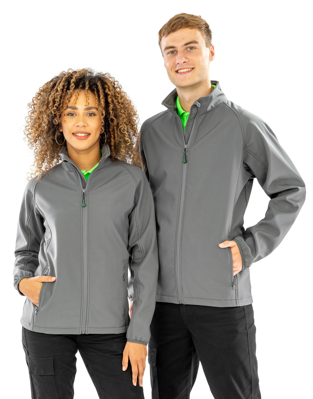 Ανδρικό Μπουφάν Softshell 2 Στρώσεων R901M Result Workguard Grey ανδρικά Simple Wear