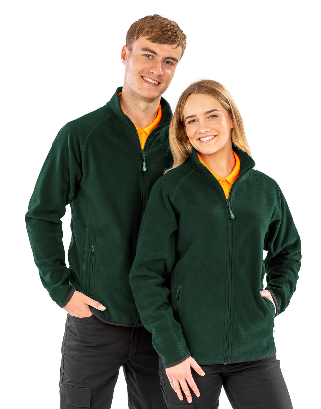 Ζακέτα Fleece Recycled Polarthermic R903X Result Forest Green ανδρικά Μπουφάν Simple Wear