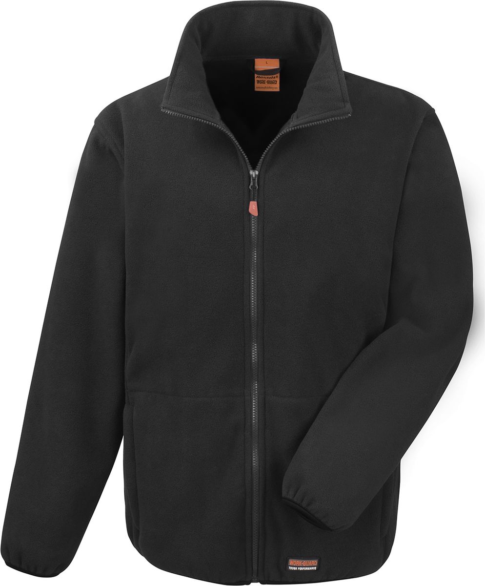Ανδρική Ζακέτα Microfleece Heavy Duty R330X Result Work-Guard Black