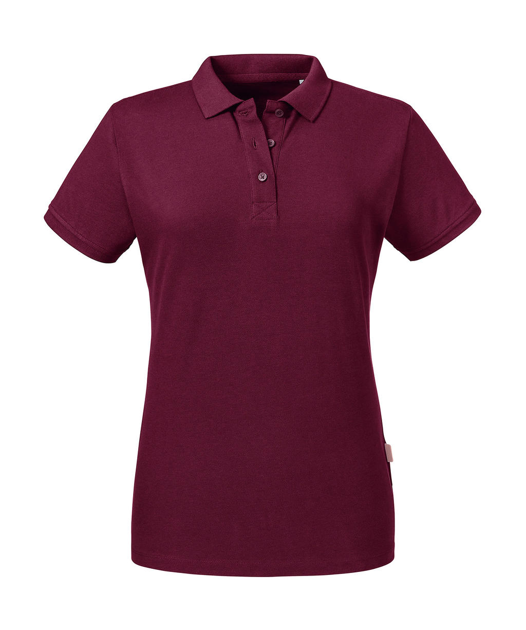 Γυναικείο Polo R-508F-0 Russell Organic Burgundy
