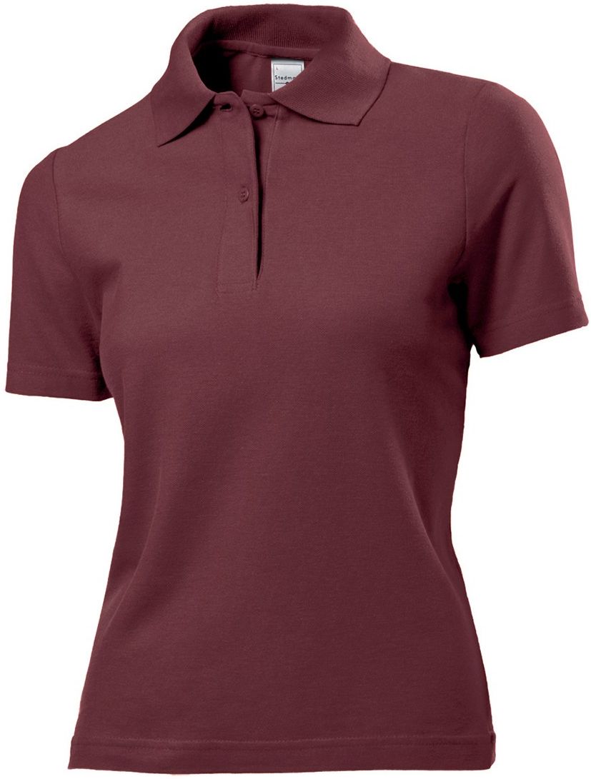 Γυναικεία μπλούζα Polo Stedman ST3100 Burgundy Red