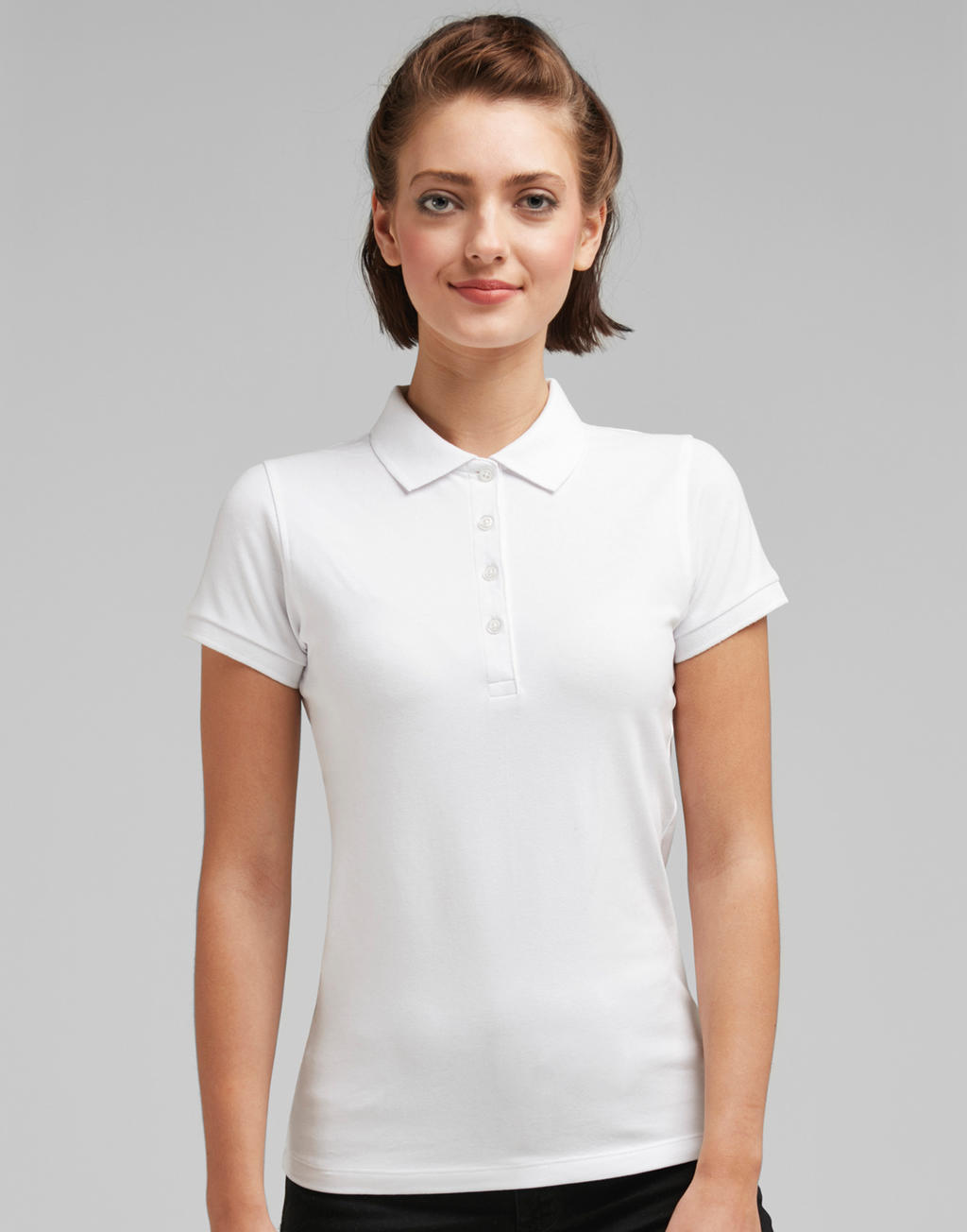 Γυναικεία Μπλούζα Polo SGPoloF SG Stretch White