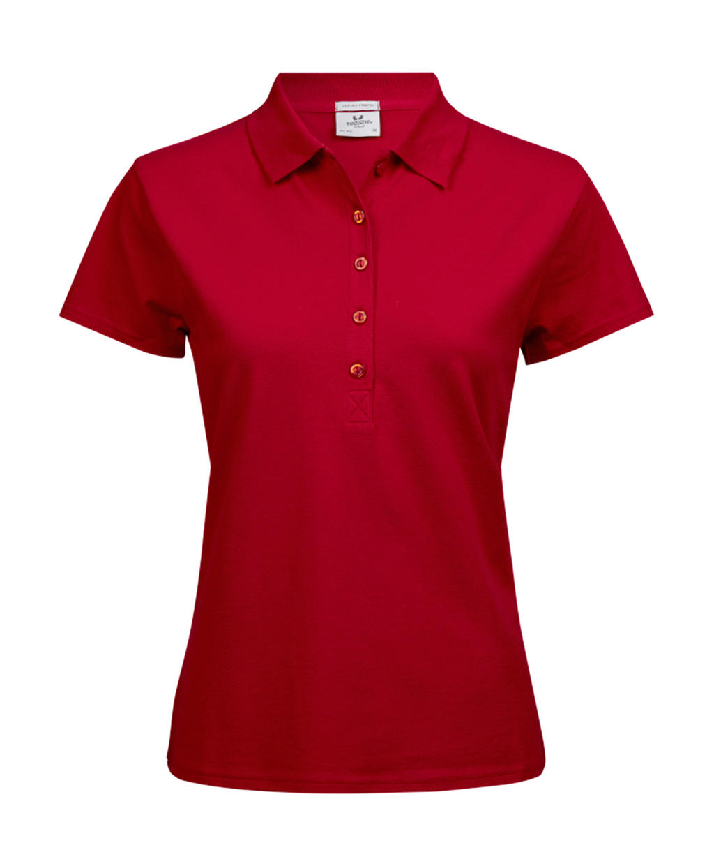 Γυναικεία Μπλούζα Polo 145 Tee Jays Luxury LS Stretch Red
