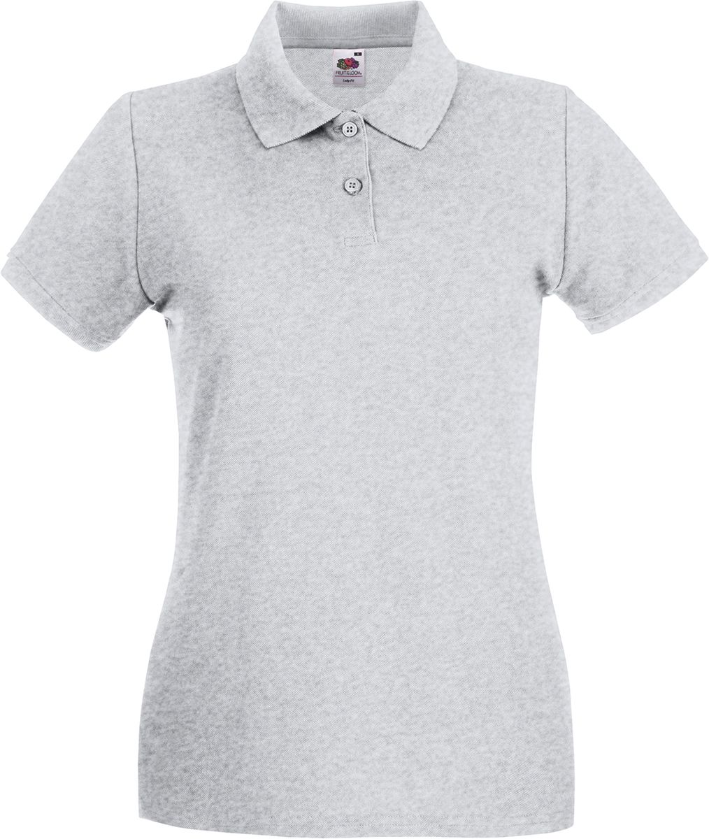 Γυναικεία Μπλούζα Polo 63-030-0 Fruit of the Loom Heather Grey