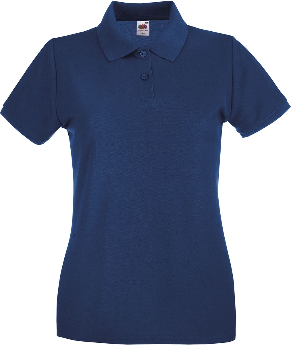 Γυναικεία Μπλούζα Polo 63-030-0 Fruit of the Loom Navy