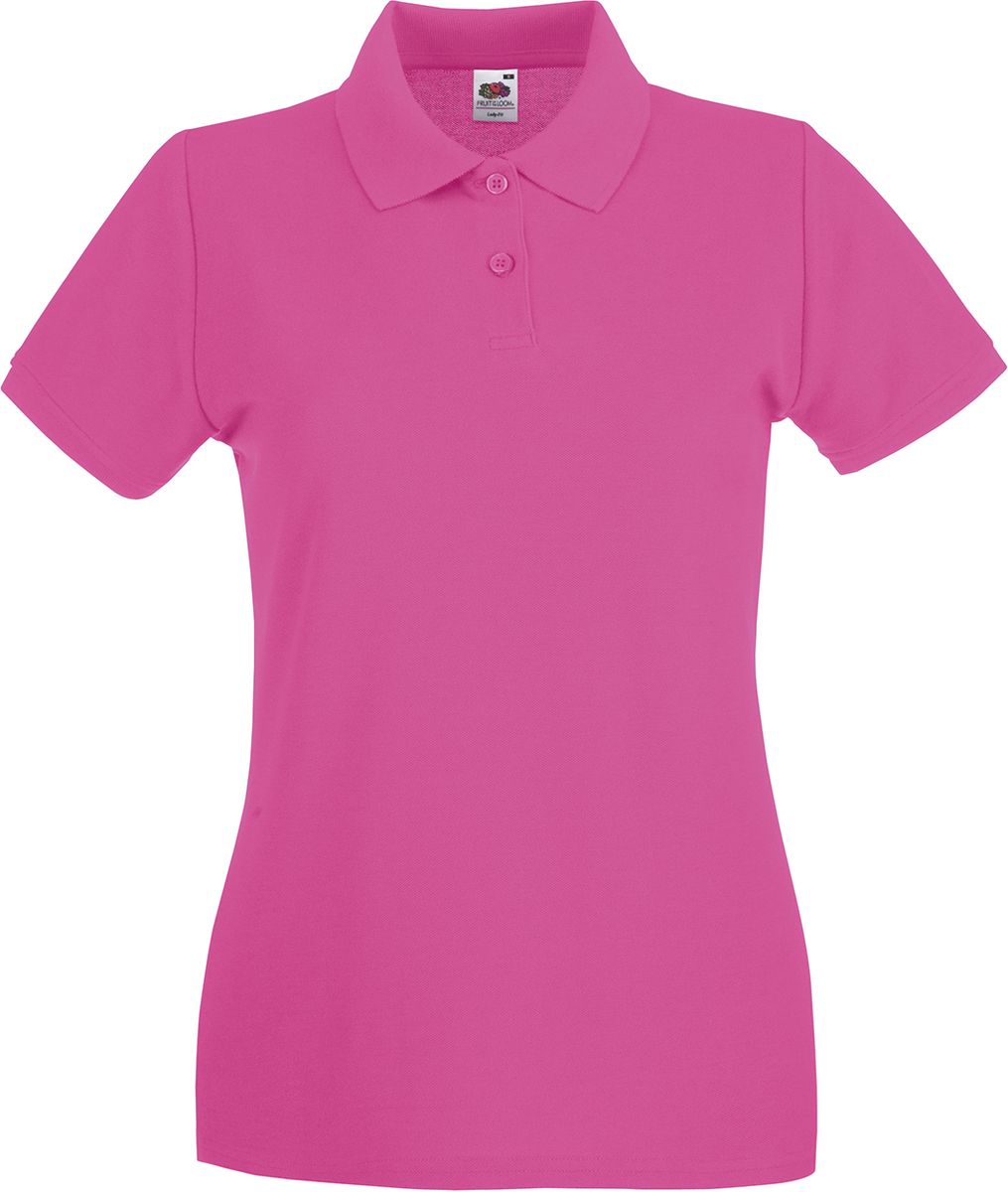 Γυναικεία Μπλούζα Polo 63-030-0 Fruit of the Loom Fuchsia