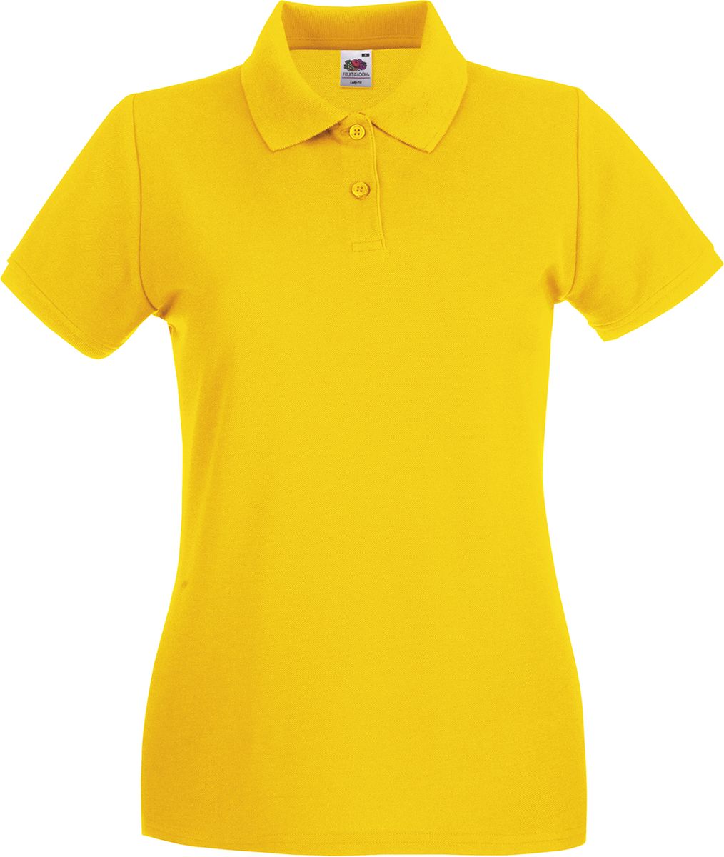 Γυναικεία Μπλούζα Polo 63-030-0 Fruit of the Loom Sunflower