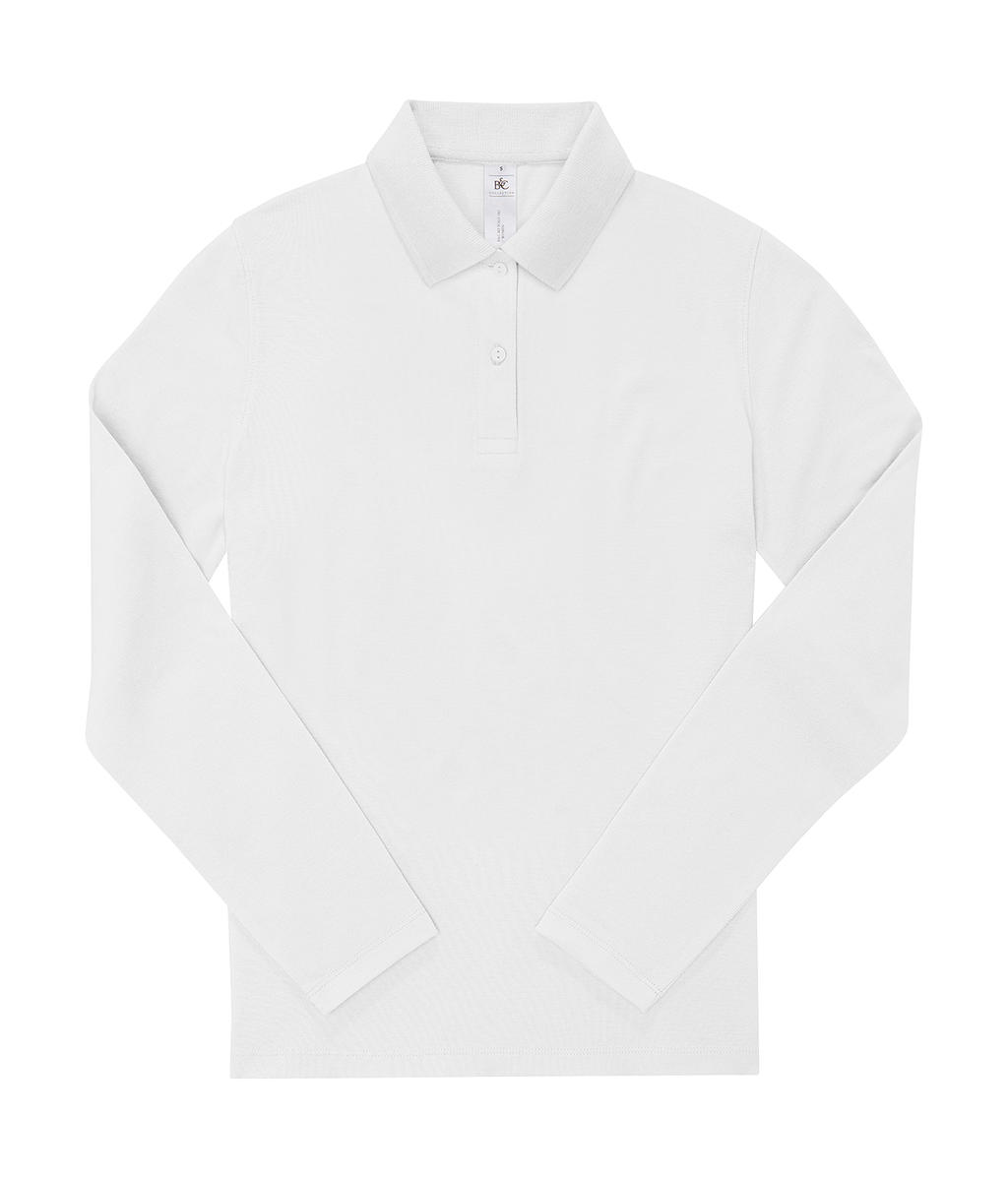 Γυναικεία Μακρυμάνικη Μπλούζα Polo PW462 B & C My Polo 180 LSL White