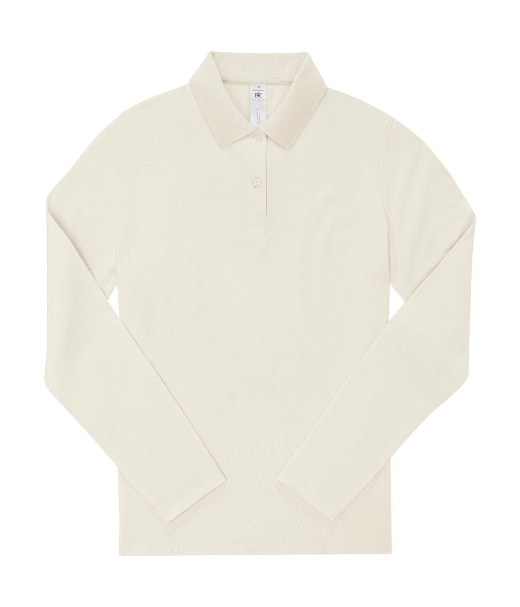Γυναικεία Μακρυμάνικη Μπλούζα Polo PW462 B & C My Polo 180 LSL Off White