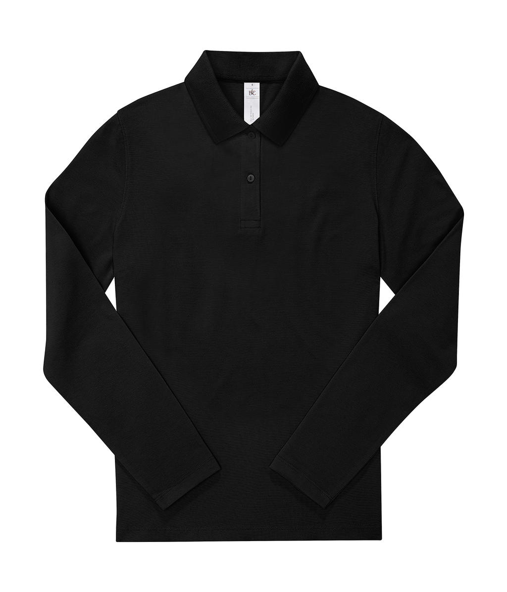 Γυναικεία Μακρυμάνικη Μπλούζα Polo PW462 B & C My Polo 180 LSL Black