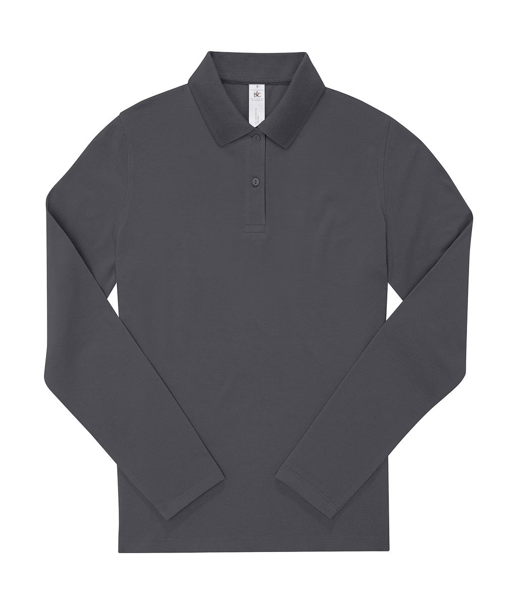 Γυναικεία Μακρυμάνικη Μπλούζα Polo PW462 B & C My Polo 180 LSL Dark Grey