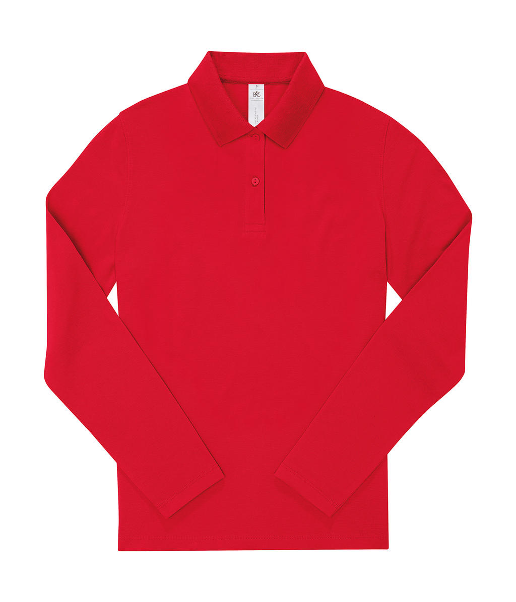 Γυναικεία Μακρυμάνικη Μπλούζα Polo PW462 B & C My Polo 180 LSL Red