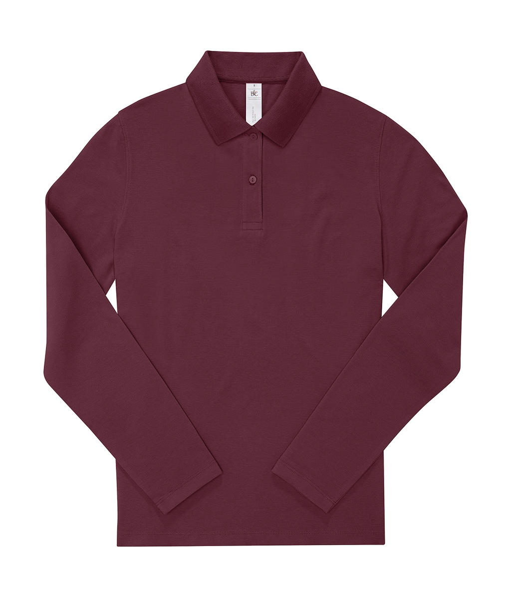 Γυναικεία Μακρυμάνικη Μπλούζα Polo PW462 B & C My Polo 180 LSL Burgundy
