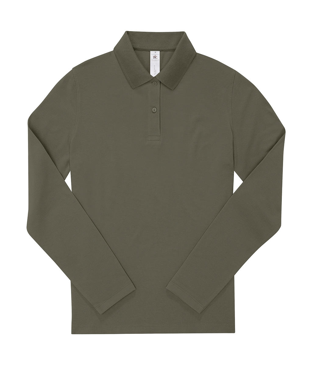 Γυναικεία Μακρυμάνικη Μπλούζα Polo PW462 B & C My Polo 180 LSL Camo Green