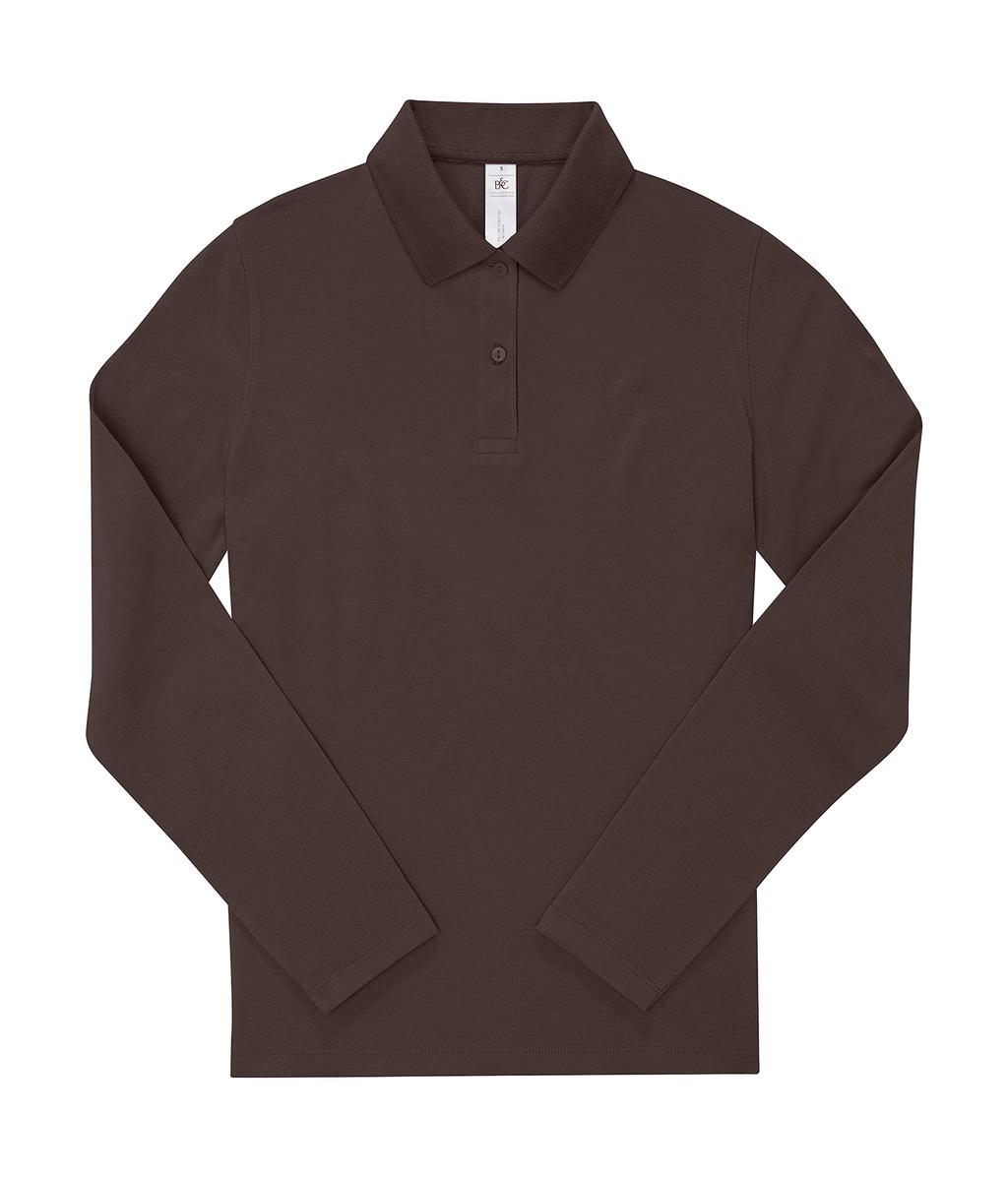 Γυναικεία Μακρυμάνικη Μπλούζα Polo PW462 B & C My Polo 180 LSL Roasted Coffee