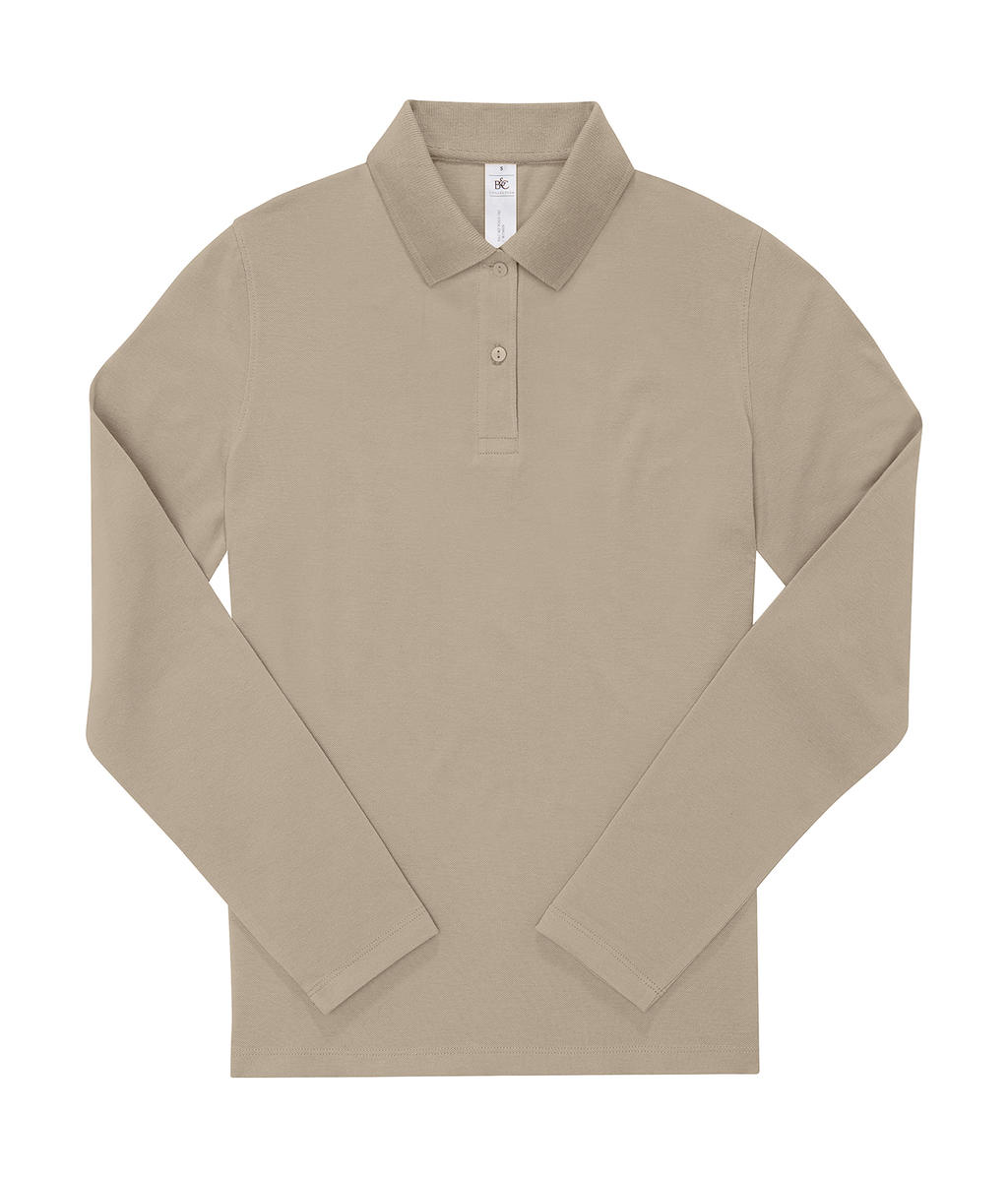 Γυναικεία Μακρυμάνικη Μπλούζα Polo PW462 B & C My Polo 180 LSL Mastic