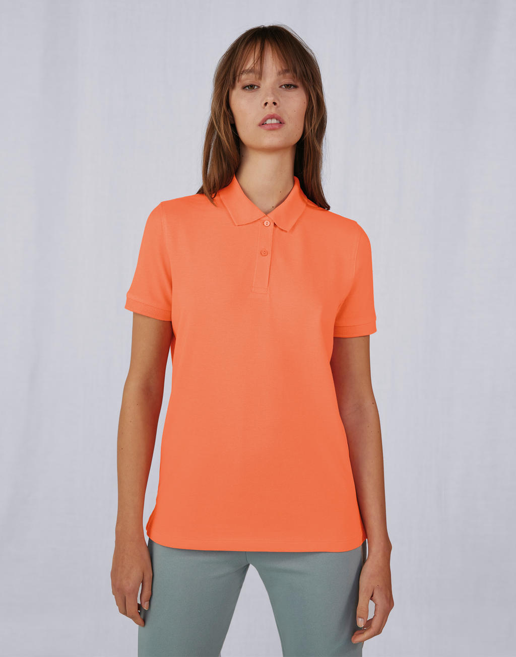 Γυναικεία Μπλούζα Polo PW463 B & C My Polo 210 Amalfi Coral