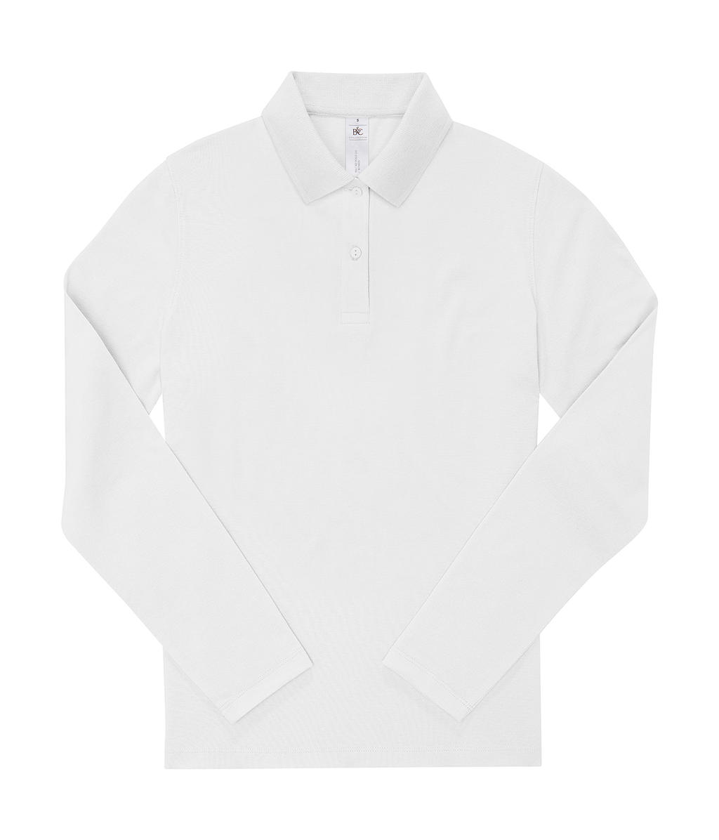 Γυναικεία Μακρυμάνικη Μπλούζα Polo PW464 B&C My Polo 210 LSL White