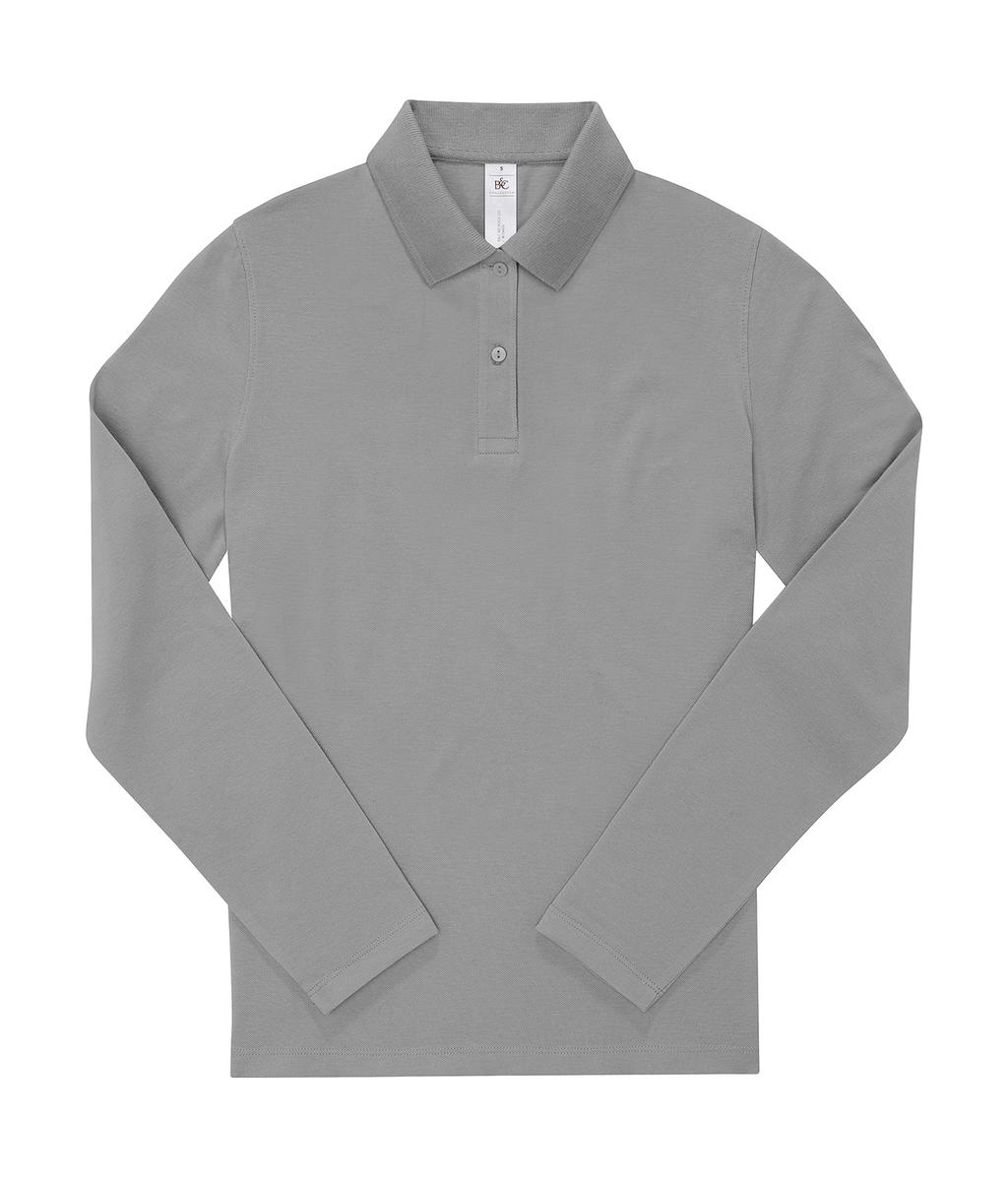 Γυναικεία Μακρυμάνικη Μπλούζα Polo PW464 B&C My Polo 210 LSL Sport Grey
