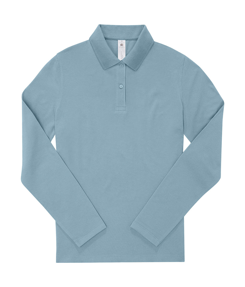 Γυναικεία Μακρυμάνικη Μπλούζα Polo PW464 B&C My Polo 210 LSL Amalfi Blue