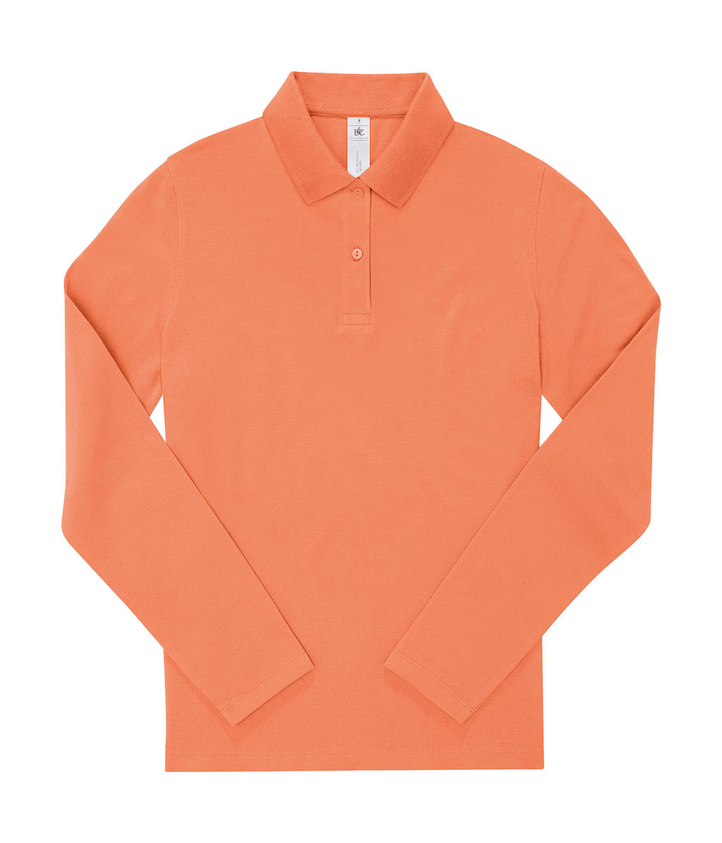 Γυναικεία Μακρυμάνικη Μπλούζα Polo PW464 B&C My Polo 210 LSL Amalfi Coral