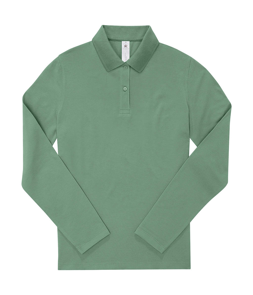 Γυναικεία Μακρυμάνικη Μπλούζα Polo PW464 B&C My Polo 210 LSL Amalfi Green