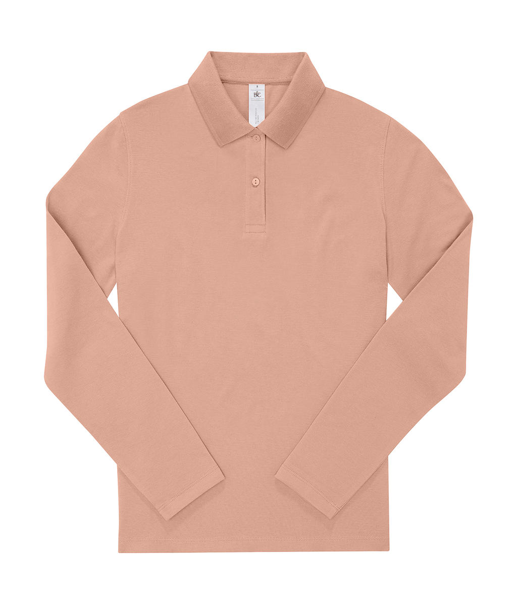 Γυναικεία Μακρυμάνικη Μπλούζα Polo PW464 B&C My Polo 210 LSL Nude