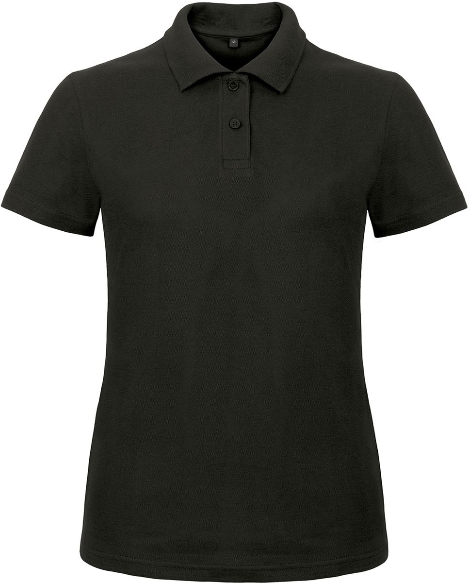Γυναικείο Μπλουζάκι Polo Pique ID.001 B & C Black