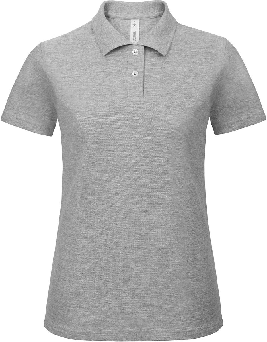 Γυναικείο Μπλουζάκι Polo Pique ID.001 B & C Heather Grey