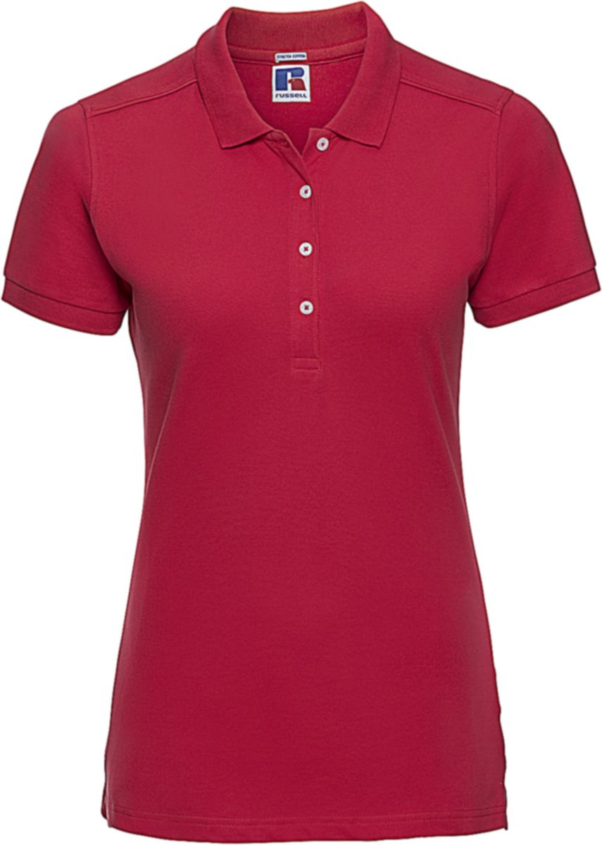 Γυναικείο Μπλουζάκι Polo R-566F-0 Russell Slim Fit Stretch Classic Red