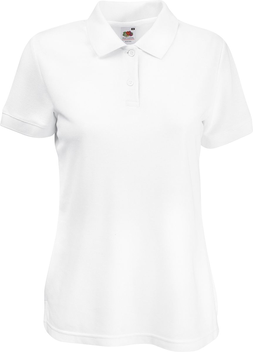 Γυναικεία Μπλούζα Polo 63-212-0 Fruit of the Loom White