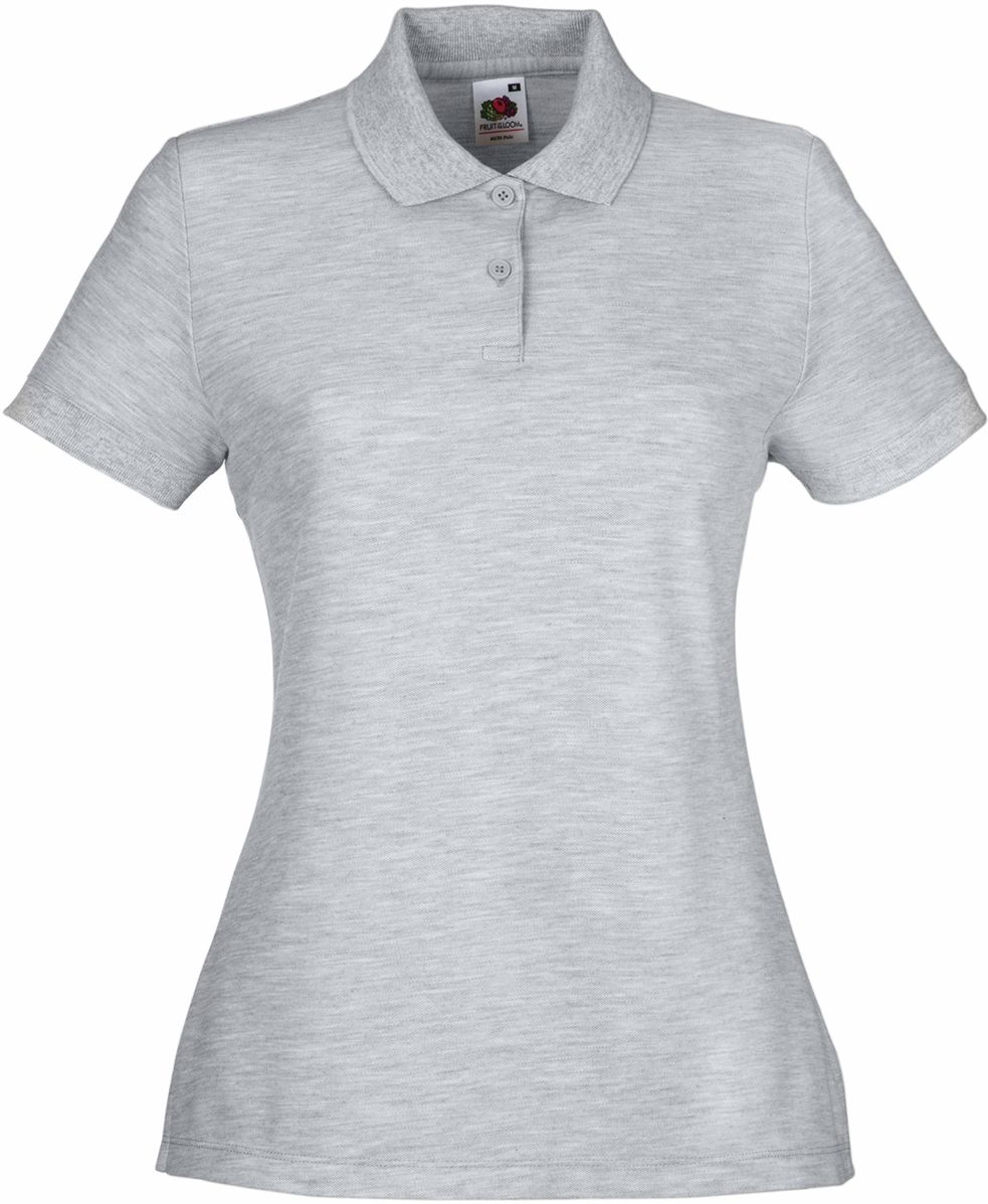 Γυναικεία Μπλούζα Polo 63-212-0 Fruit of the Loom Heather Grey