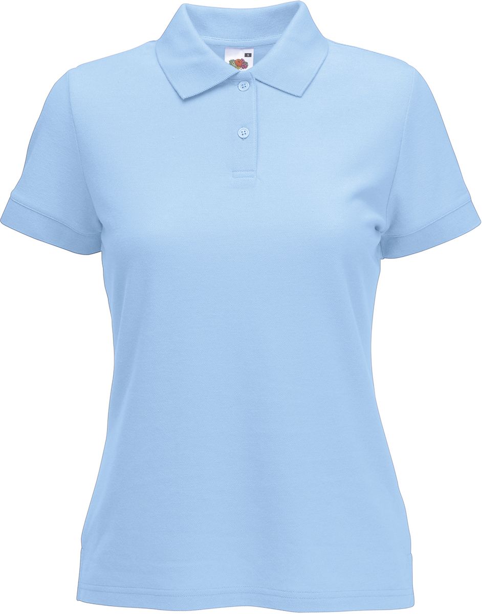 Γυναικεία Μπλούζα Polo 63-212-0 Fruit of the Loom Sky Blue