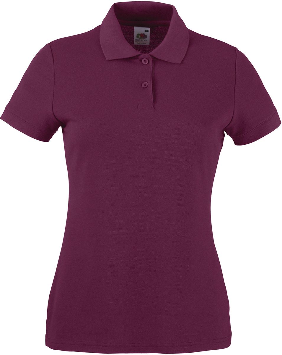 Γυναικεία Μπλούζα Polo 63-212-0 Fruit of the Loom Burgundy