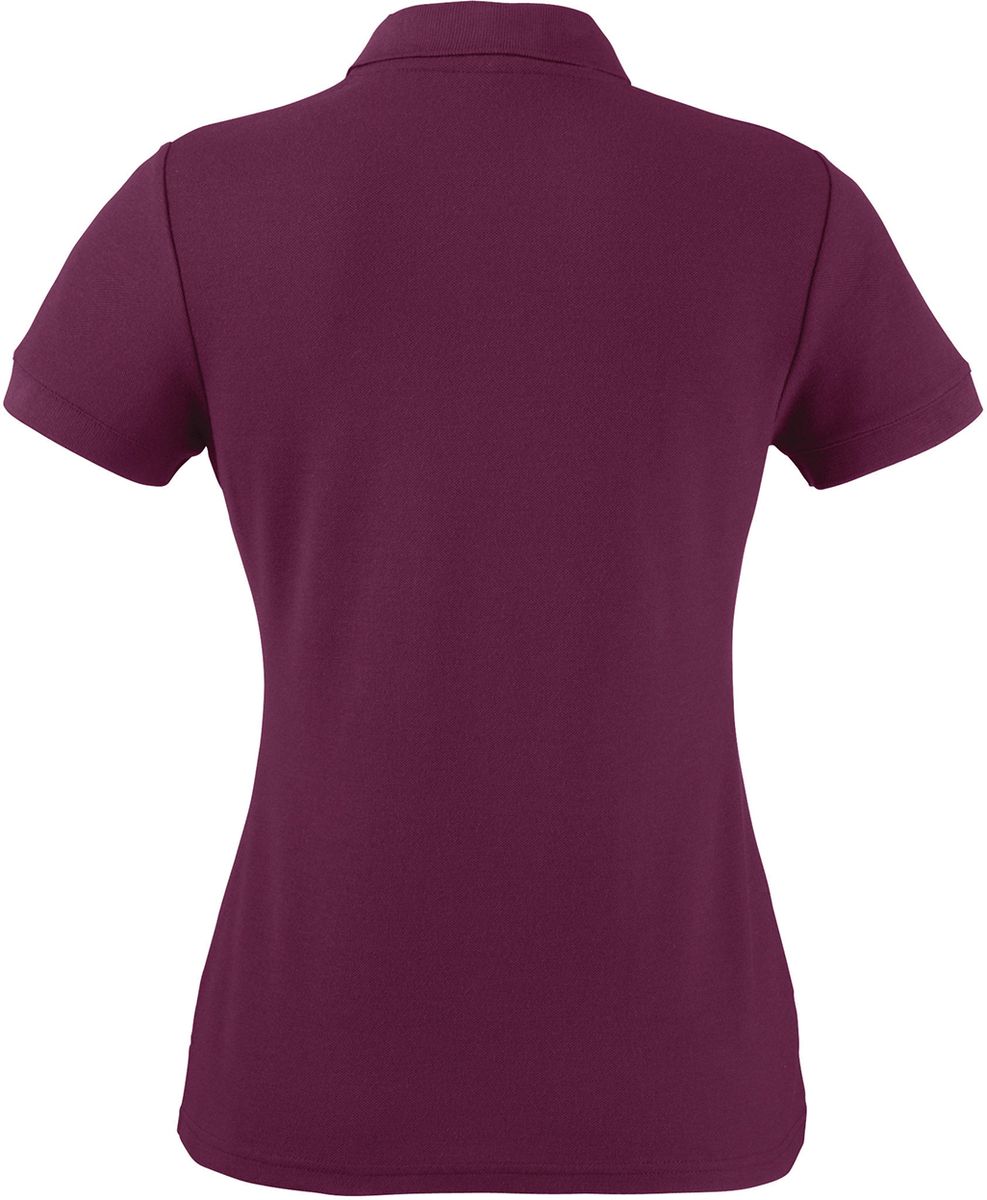Γυναικεία Μπλούζα Polo 63-212-0 Fruit of the Loom Burgundy