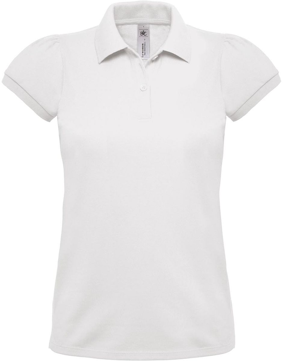 Γυναικεία Μπλούζα Polo Heavymill B & C White