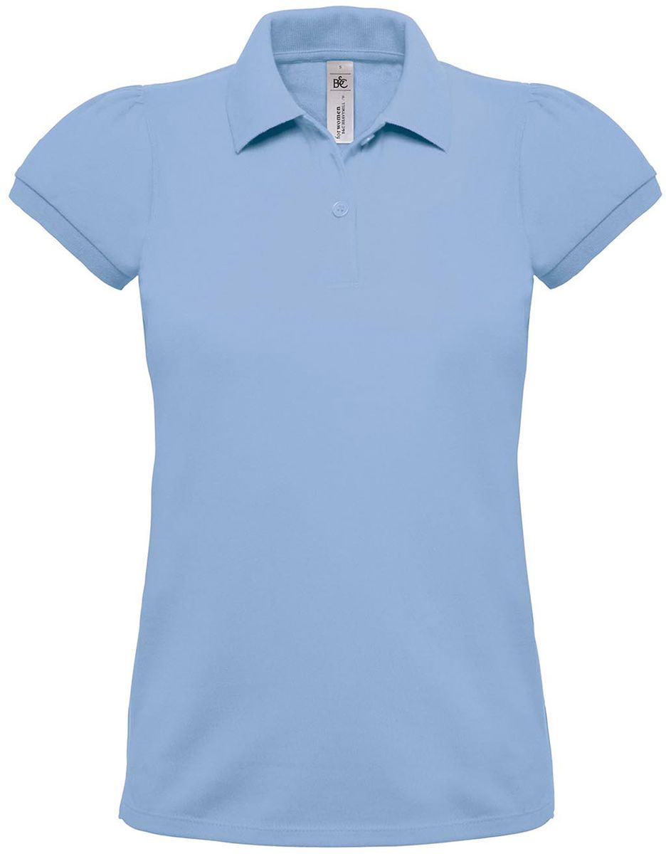 Γυναικεία Μπλούζα Polo Heavymill B & C Sky Blue