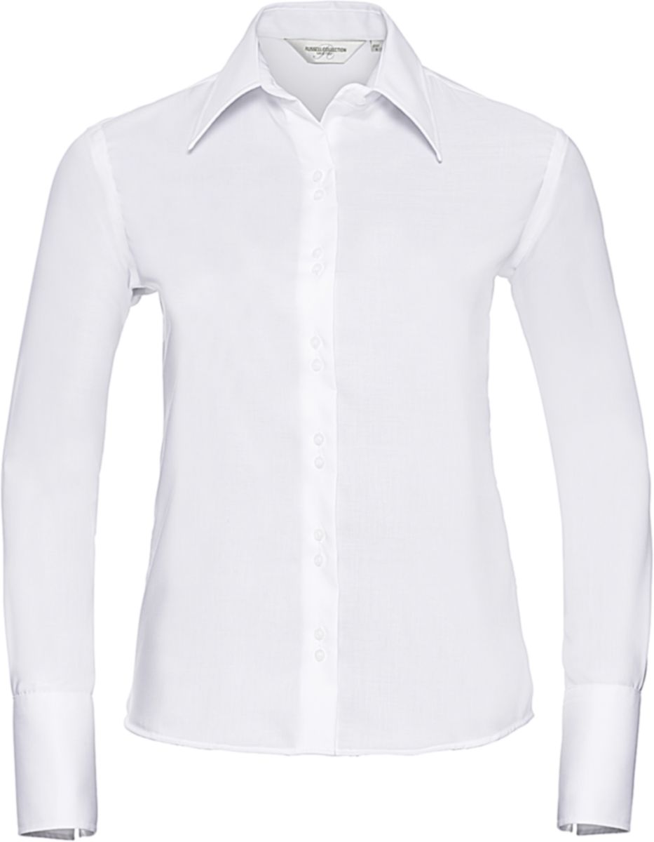 Γυναικείο Μακρυμάνικο Πουκάμισο R-956F-0 Russell 956F Non-iron White