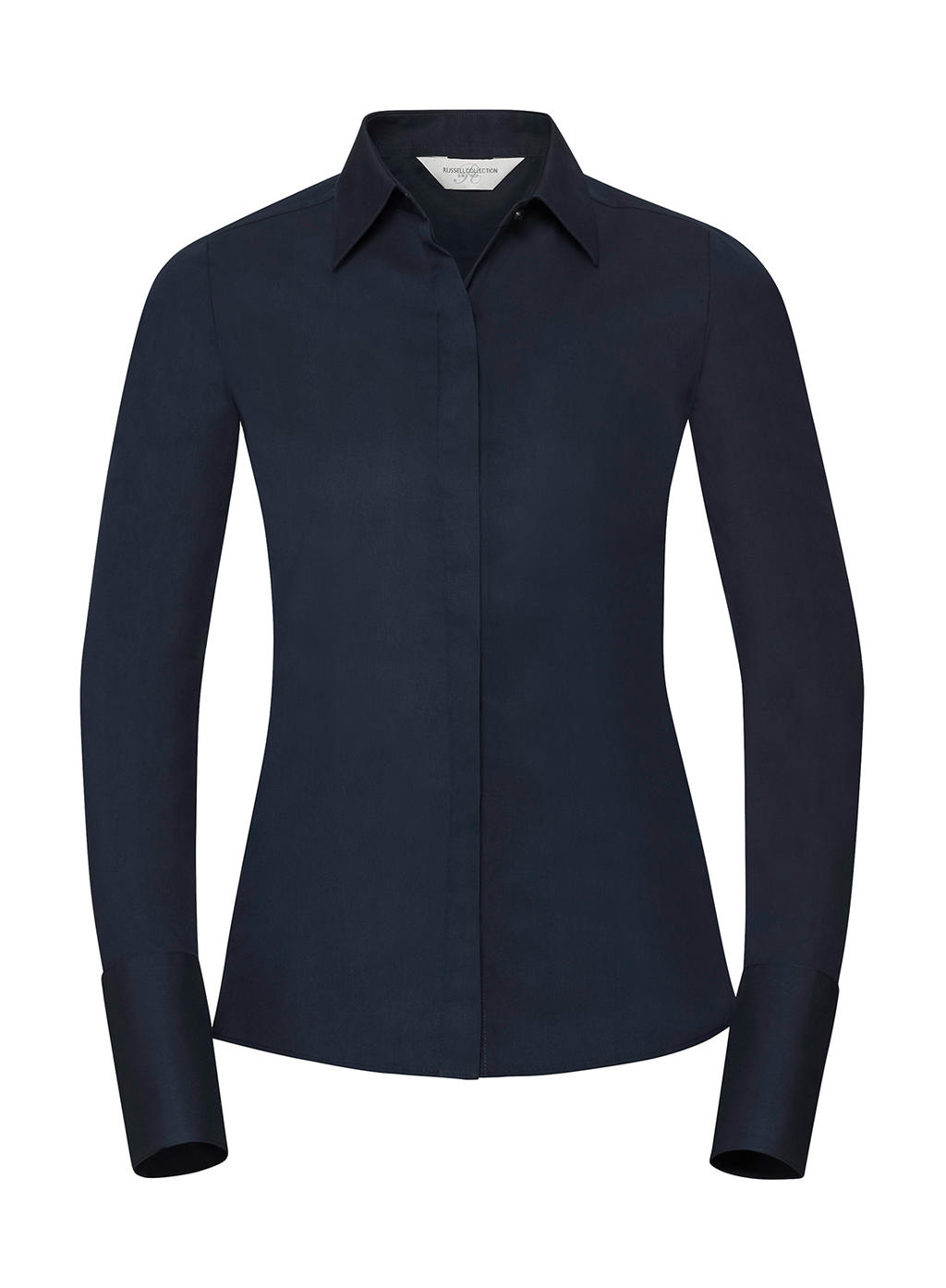 Γυναικείο Πουκάμισο Μακρυμάνικο Stretch R-960F-0 Russell Bright Navy