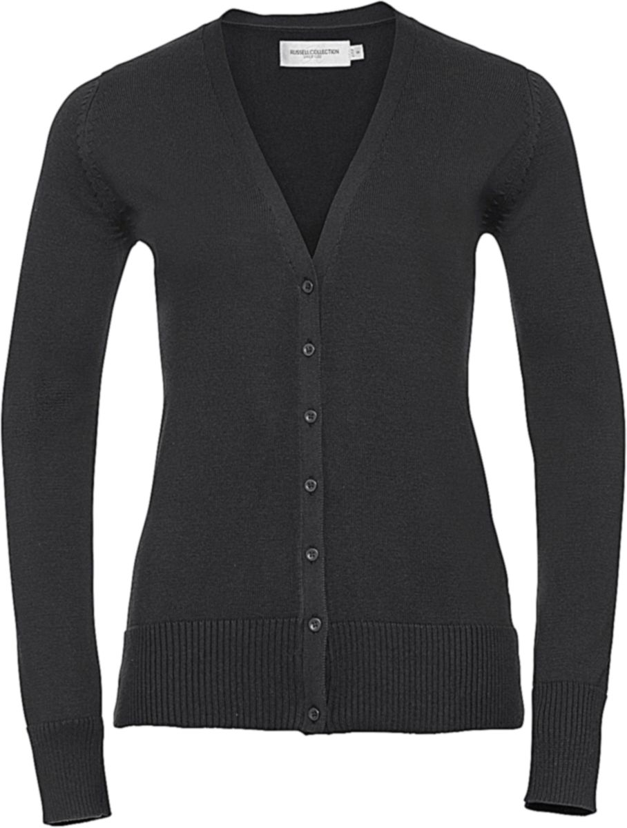 Γυναικεία Ζακέτα Πλεκτή V-Neck R-715F-0 Russell Black