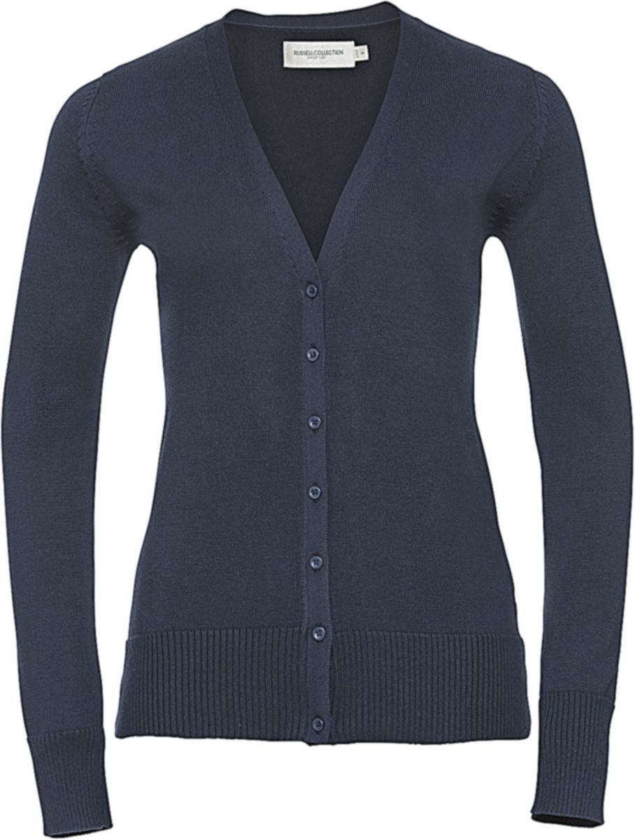 Γυναικεία Ζακέτα Πλεκτή V-Neck R-715F-0 Russell French Navy