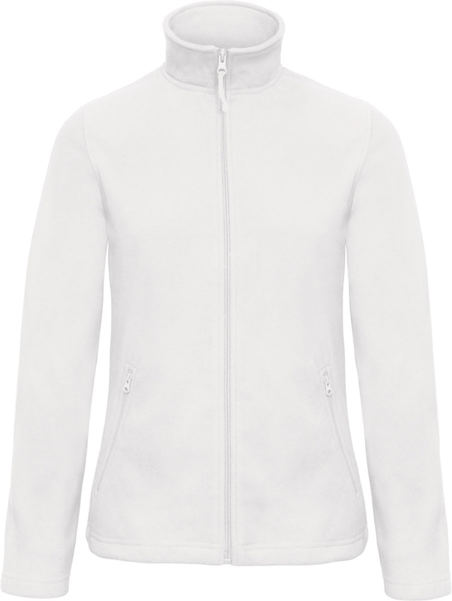 Γυναικεία Ζακέτα Micro Fleece ID.501 B & C Full Zip White
