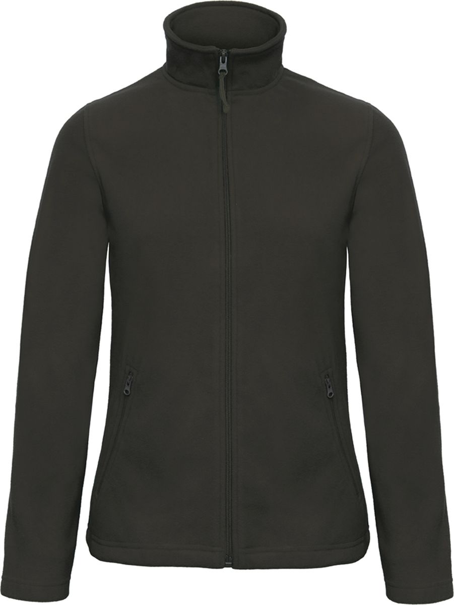 Γυναικεία Ζακέτα Micro Fleece ID.501 B & C Full Zip Black